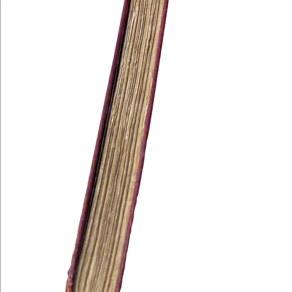 Antique 1900 Red Cloth The Psalms Of David Lovis Rhead gold letter Book HC - Picture 5 of 15